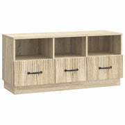 TV-kast 102x34,5x47 cm Sonoma eiken bewerkt hout