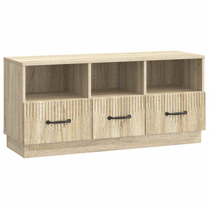 TV-kast met lade Sonoma Eiken 102 x 34,5 x 47 cm Bewerkt hout