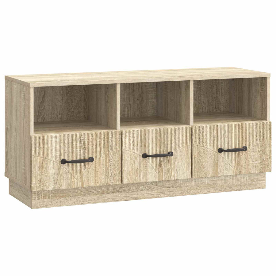 TV-kast met lade Sonoma Eiken 102 x 34,5 x 47 cm Bewerkt hout