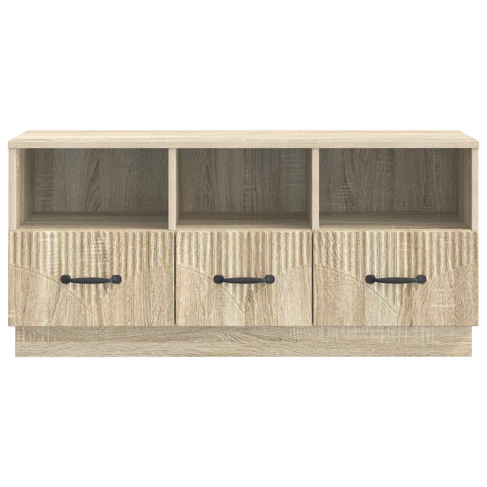 TV-kast met lade Sonoma Eiken 102 x 34,5 x 47 cm Bewerkt hout