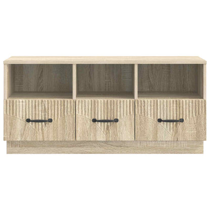 TV-kast met lade Sonoma Eiken 102 x 34,5 x 47 cm Bewerkt hout