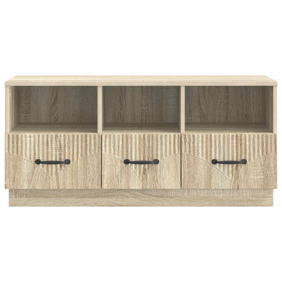 TV-kast met lade Sonoma Eiken 102 x 34,5 x 47 cm Bewerkt hout