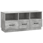 TV-kast 102x34,5x47 cm betongrijs
