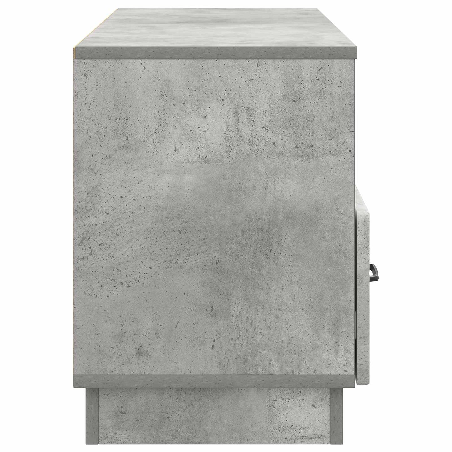 TV-kast met lade Betongrijs 102 x 34,5 x 47 cm Bewerkt hout