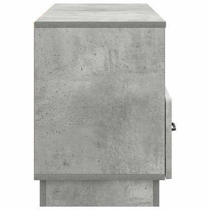 TV-kast met lade Betongrijs 102 x 34,5 x 47 cm Bewerkt hout