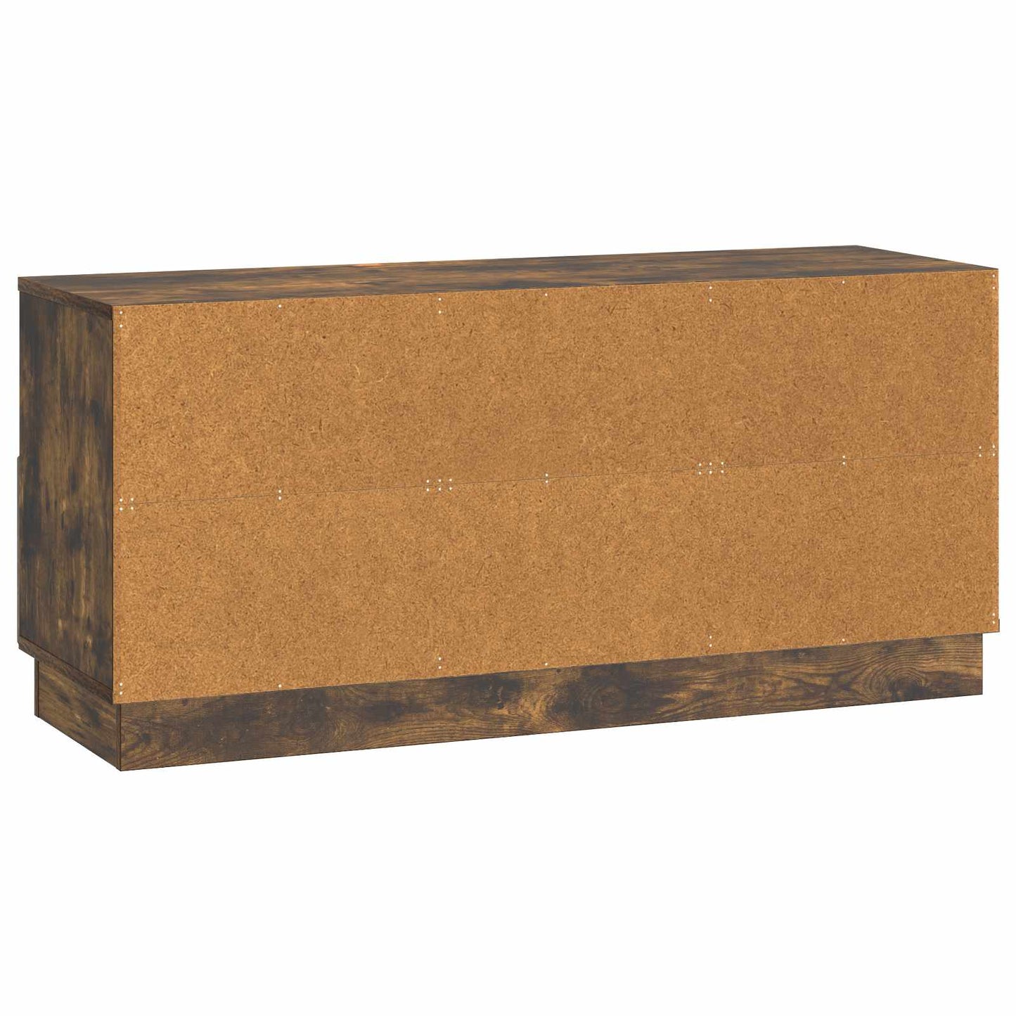 TV-kast met lade Gerookt eiken 102 x 34,5 x 47 cm Bewerkt hout