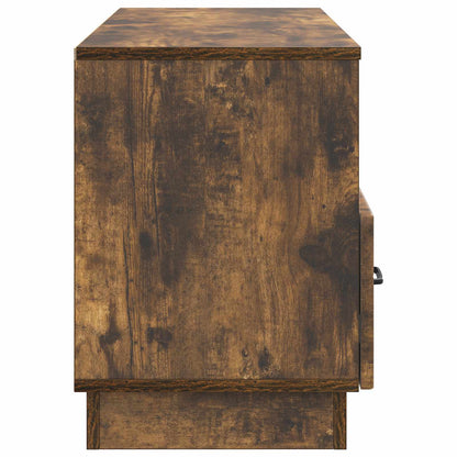 TV-kast met lade Gerookt eiken 102 x 34,5 x 47 cm Bewerkt hout