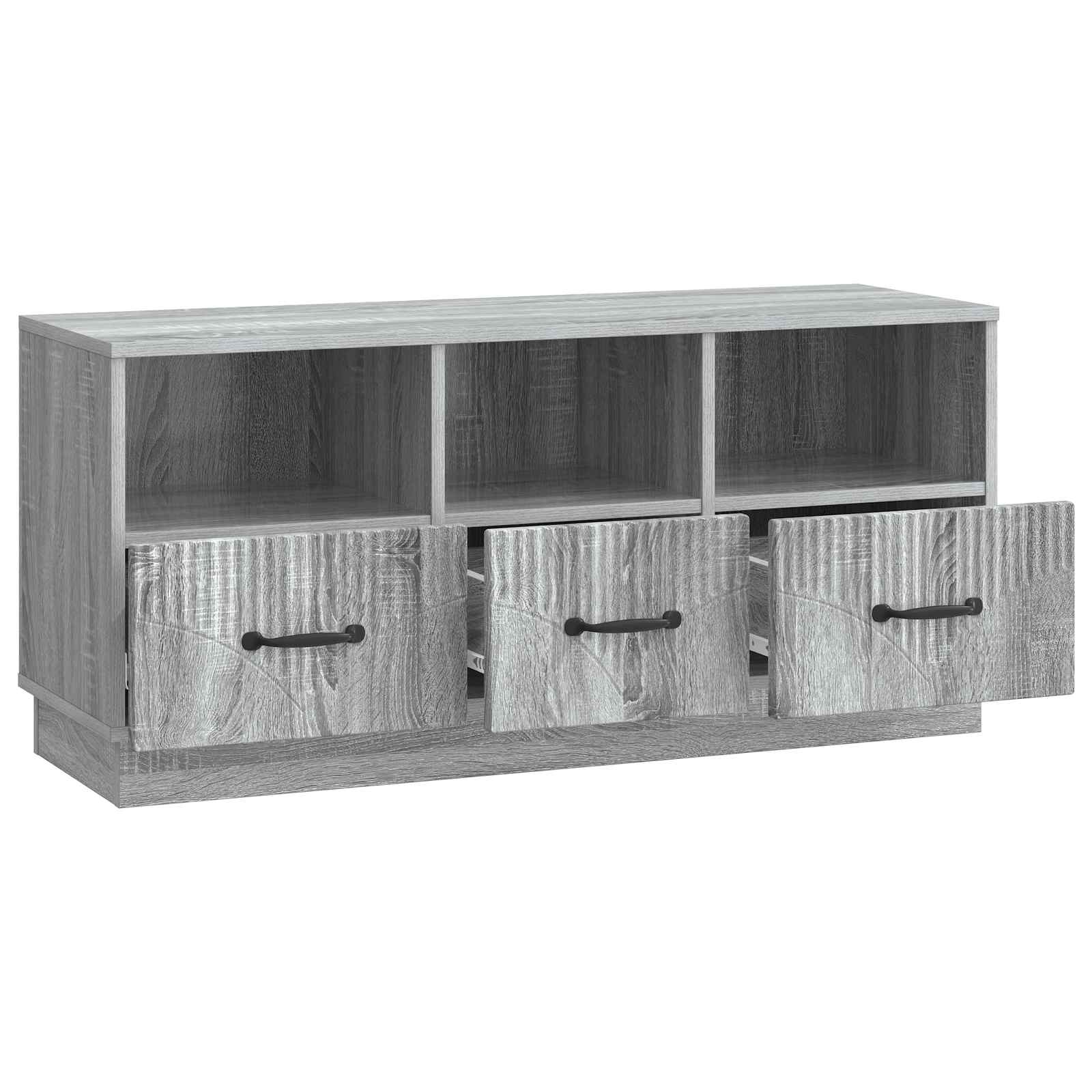 TV-kast met lade Grijs sonoma 102 x 34,5 x 47 cm Bewerkt hout