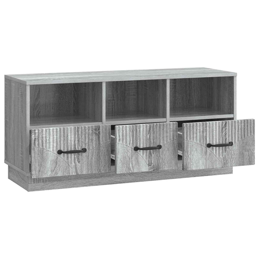 TV-kast met lade Grijs sonoma 102 x 34,5 x 47 cm Bewerkt hout