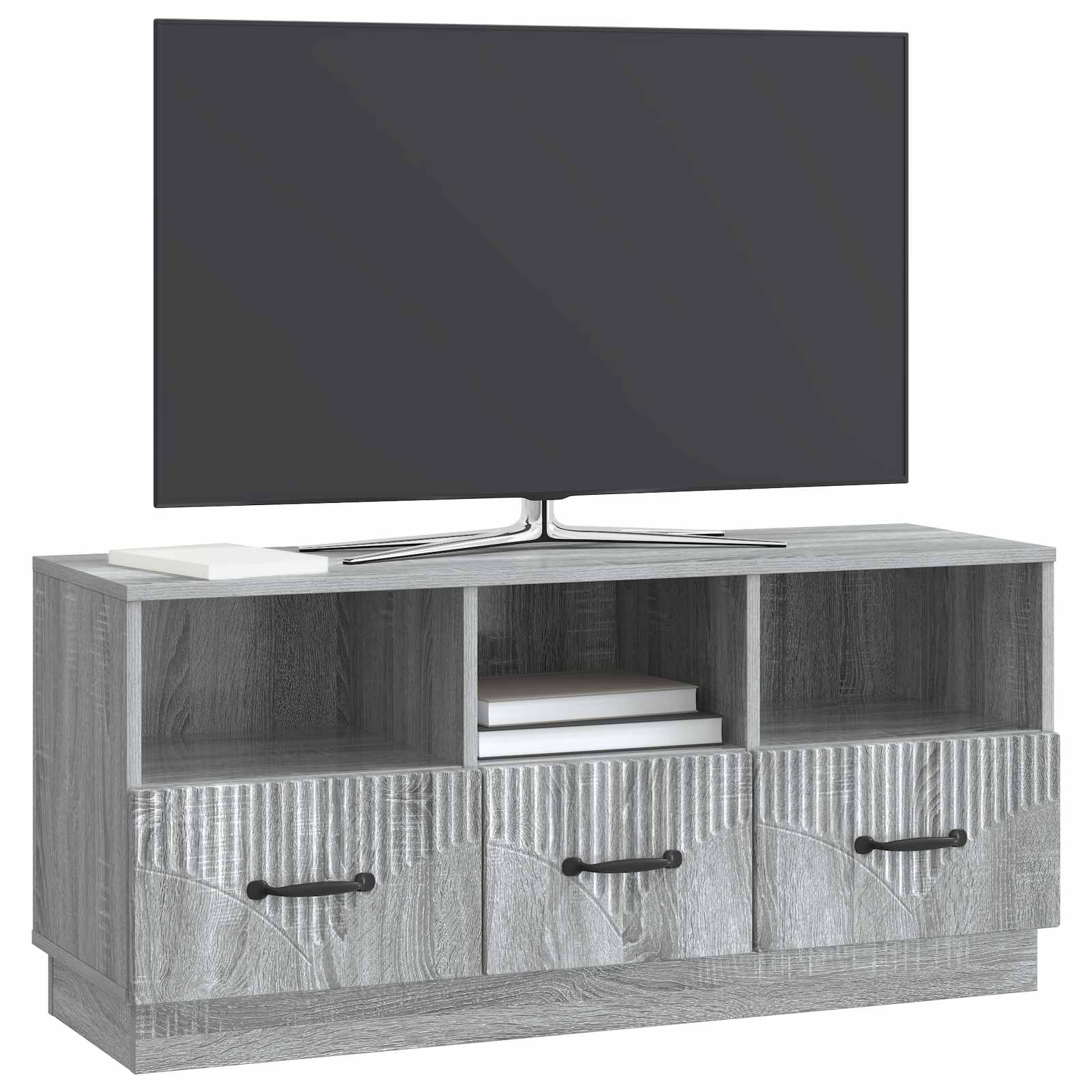 TV-kast met lade Grijs sonoma 102 x 34,5 x 47 cm Bewerkt hout