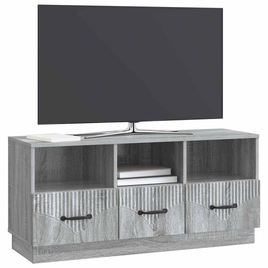 TV-kast met lade Grijs sonoma 102 x 34,5 x 47 cm Bewerkt hout