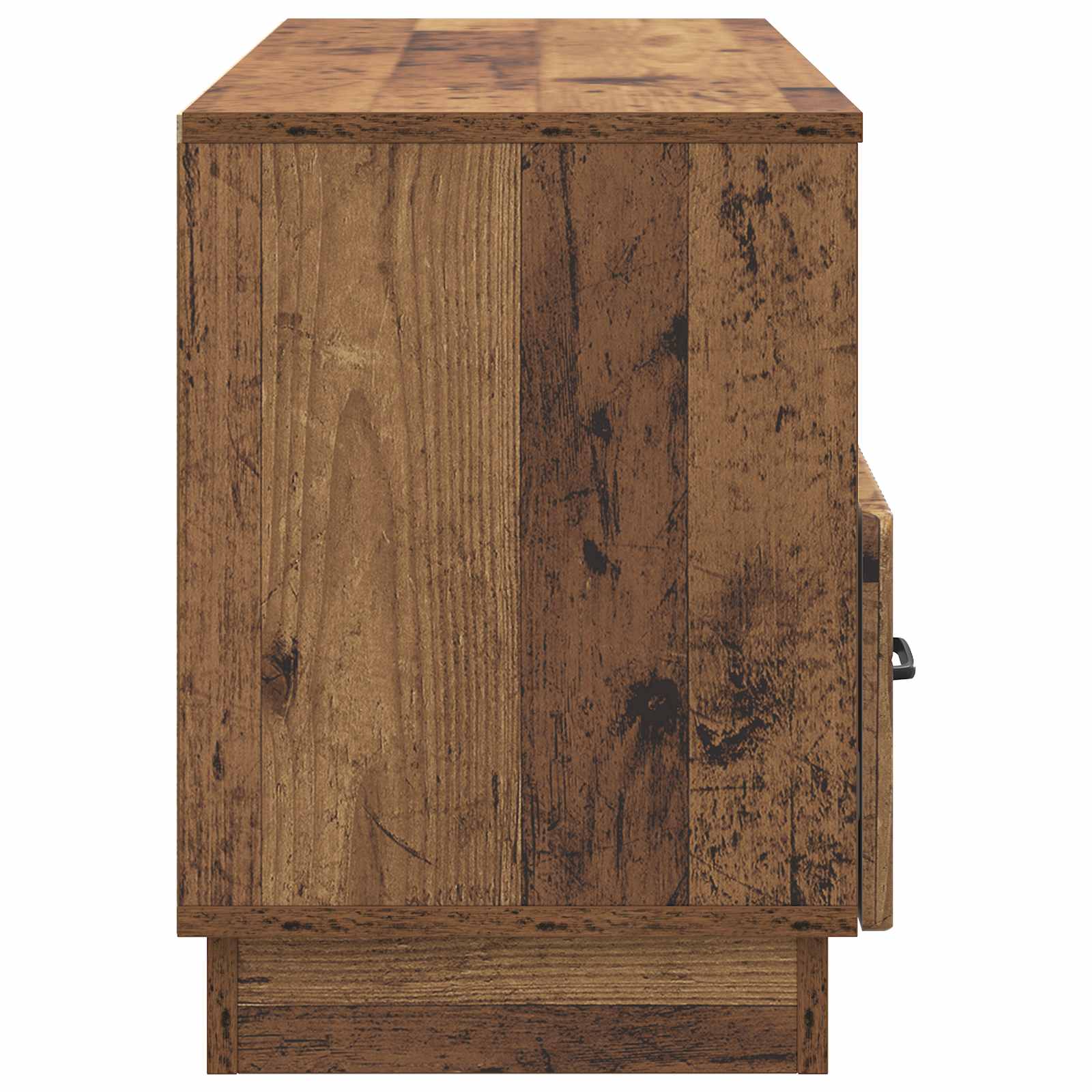 TV-kast met lade Oud hout 102 x 34,5 x 47 cm Bewerkt hout