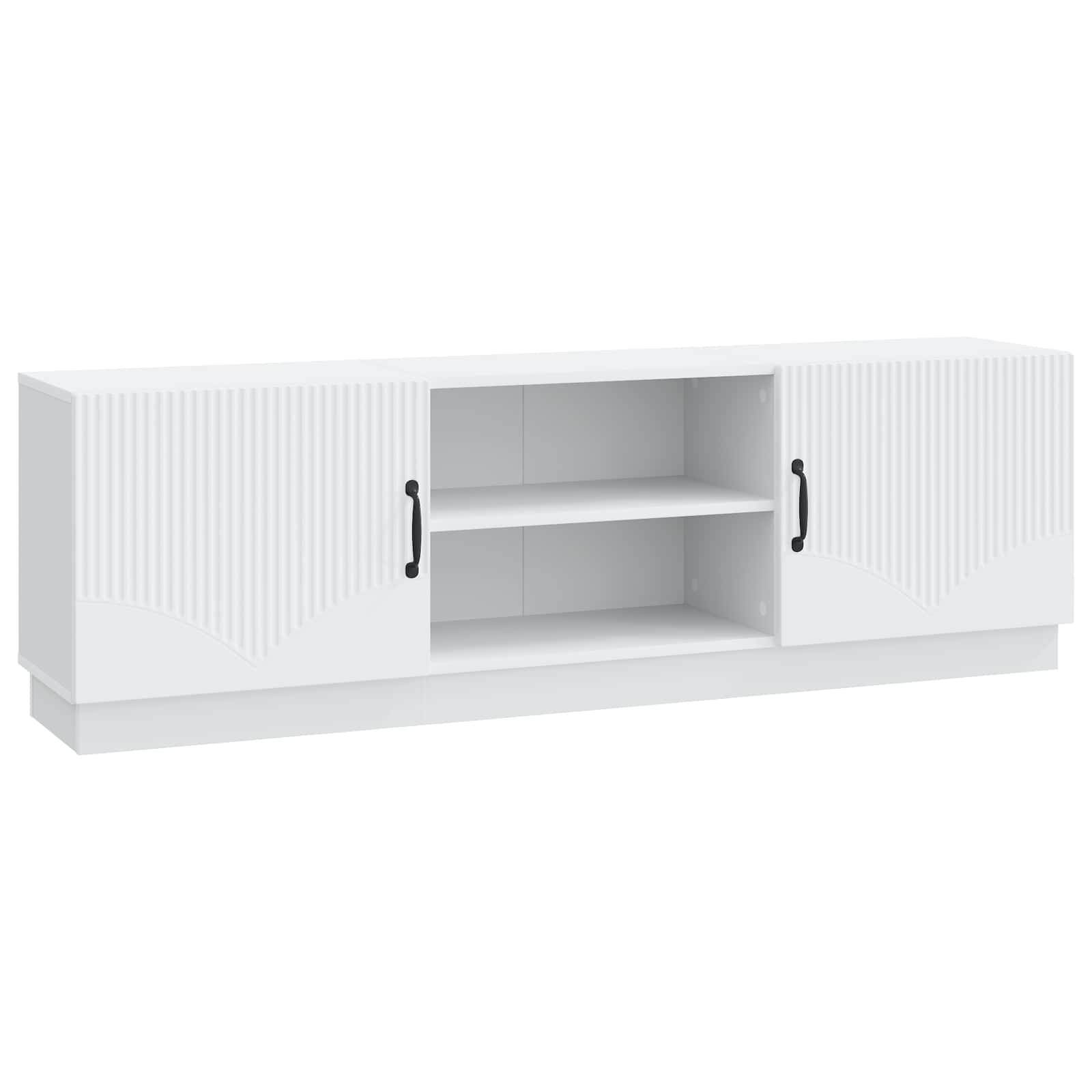 TV-kast Wit 150 x 31 x 47 cm Bewerkt hout