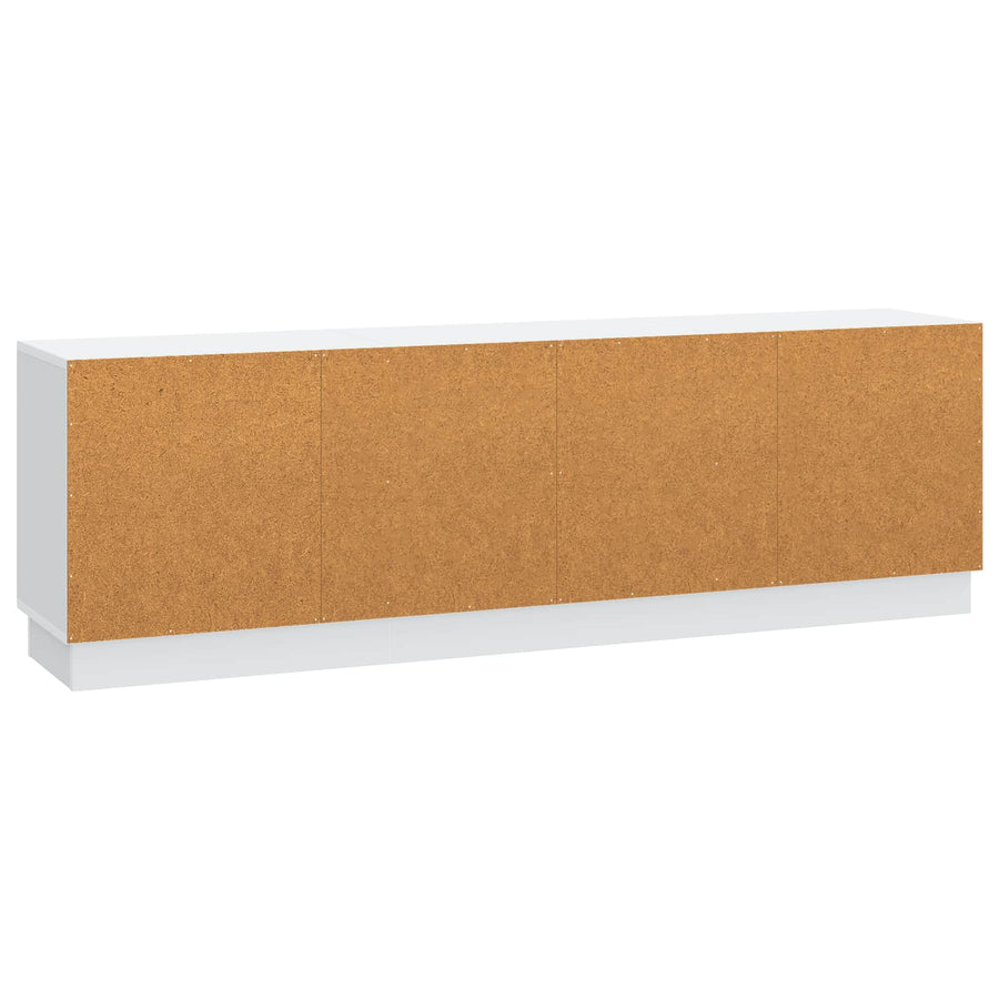 TV-kast Wit 150 x 31 x 47 cm Bewerkt hout