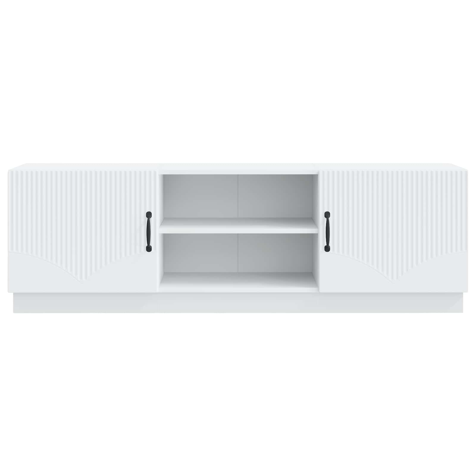 TV-kast Wit 150 x 31 x 47 cm Bewerkt hout