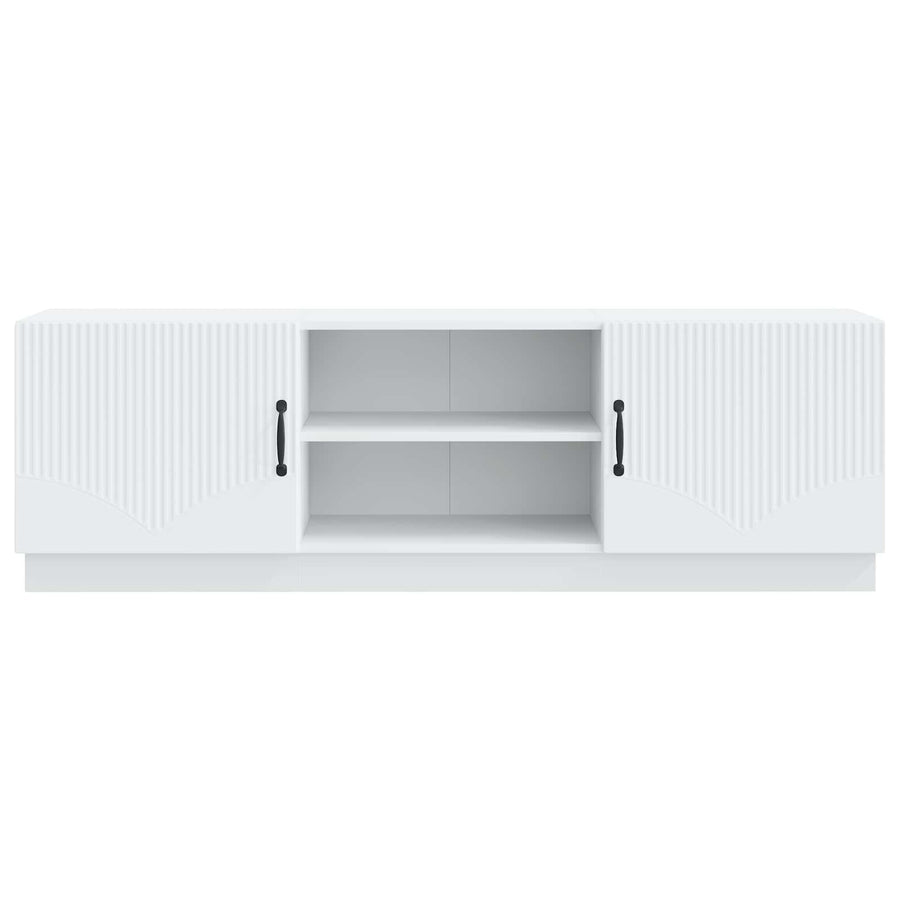 TV-kast Wit 150 x 31 x 47 cm Bewerkt hout