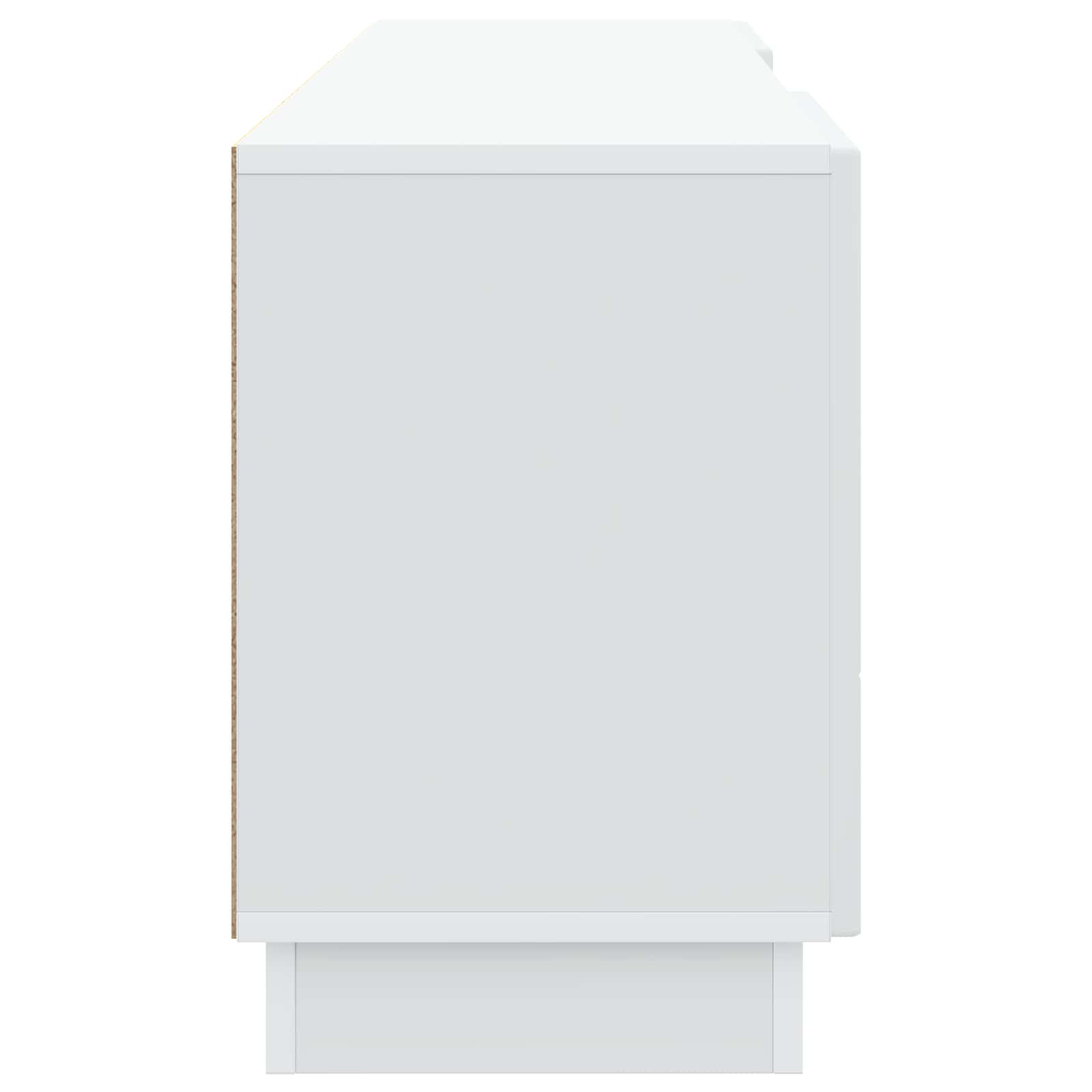 TV-kast Wit 150 x 31 x 47 cm Bewerkt hout