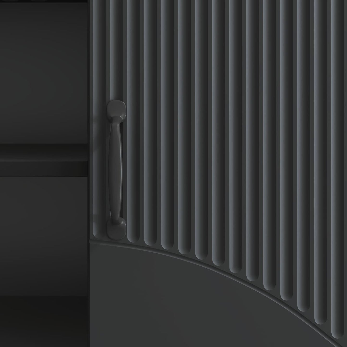 TV-kast Zwart 150 x 31 x 47 cm Bewerkt hout