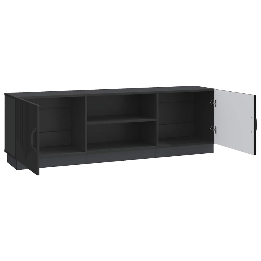 TV-kast Zwart 150 x 31 x 47 cm Bewerkt hout