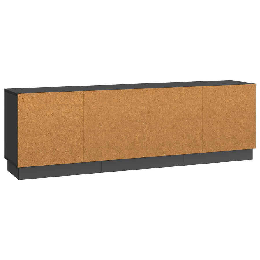 TV-kast Zwart 150 x 31 x 47 cm Bewerkt hout