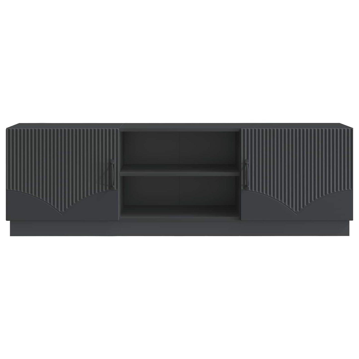 TV-kast Zwart 150 x 31 x 47 cm Bewerkt hout