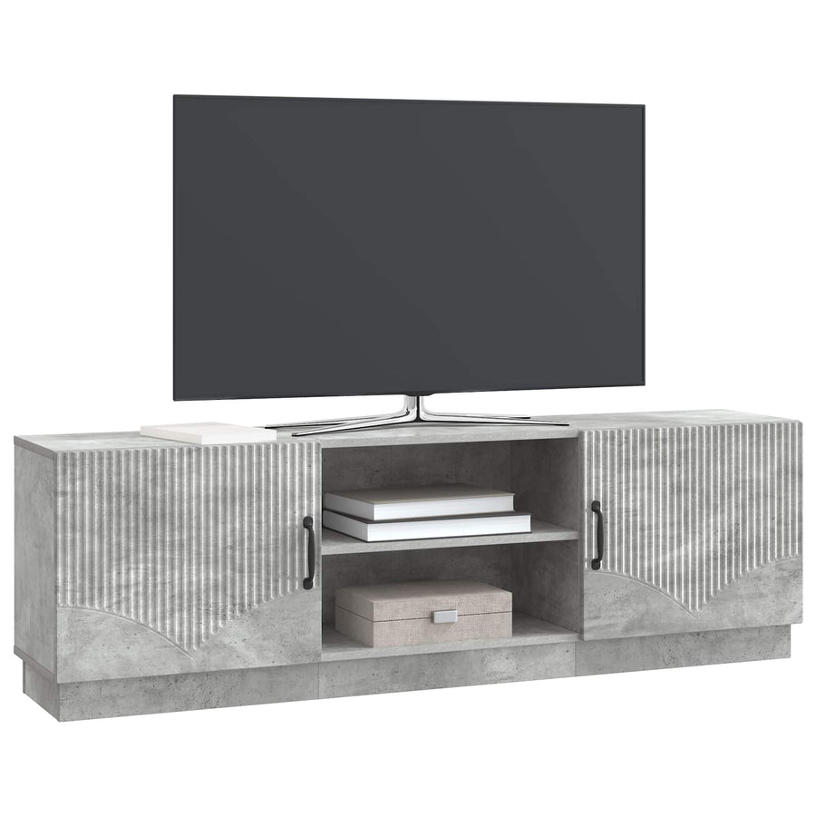 TV-kast Betongrijs 150 x 31 x 47 cm Bewerkt hout