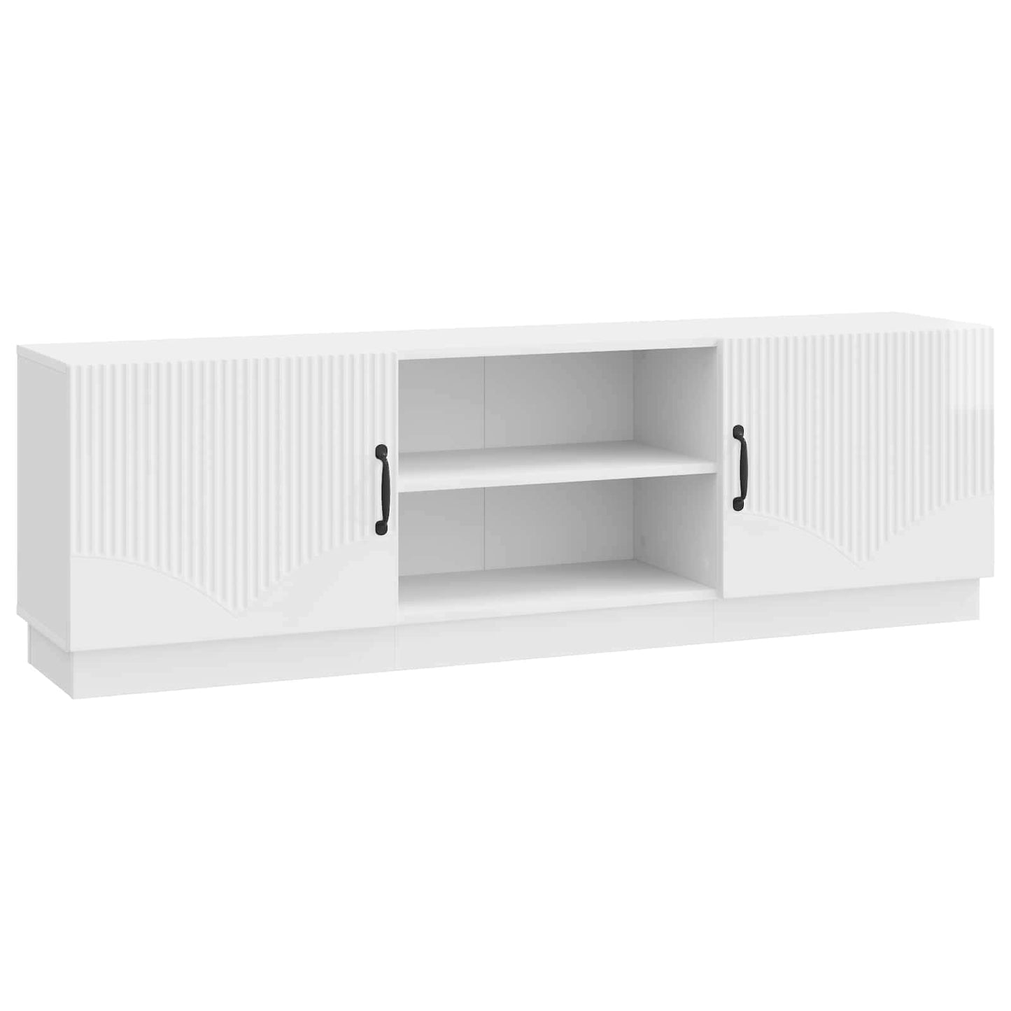 TV-kast Hoogglans Wit 150 x 31 x 47 cm Bewerkt hout