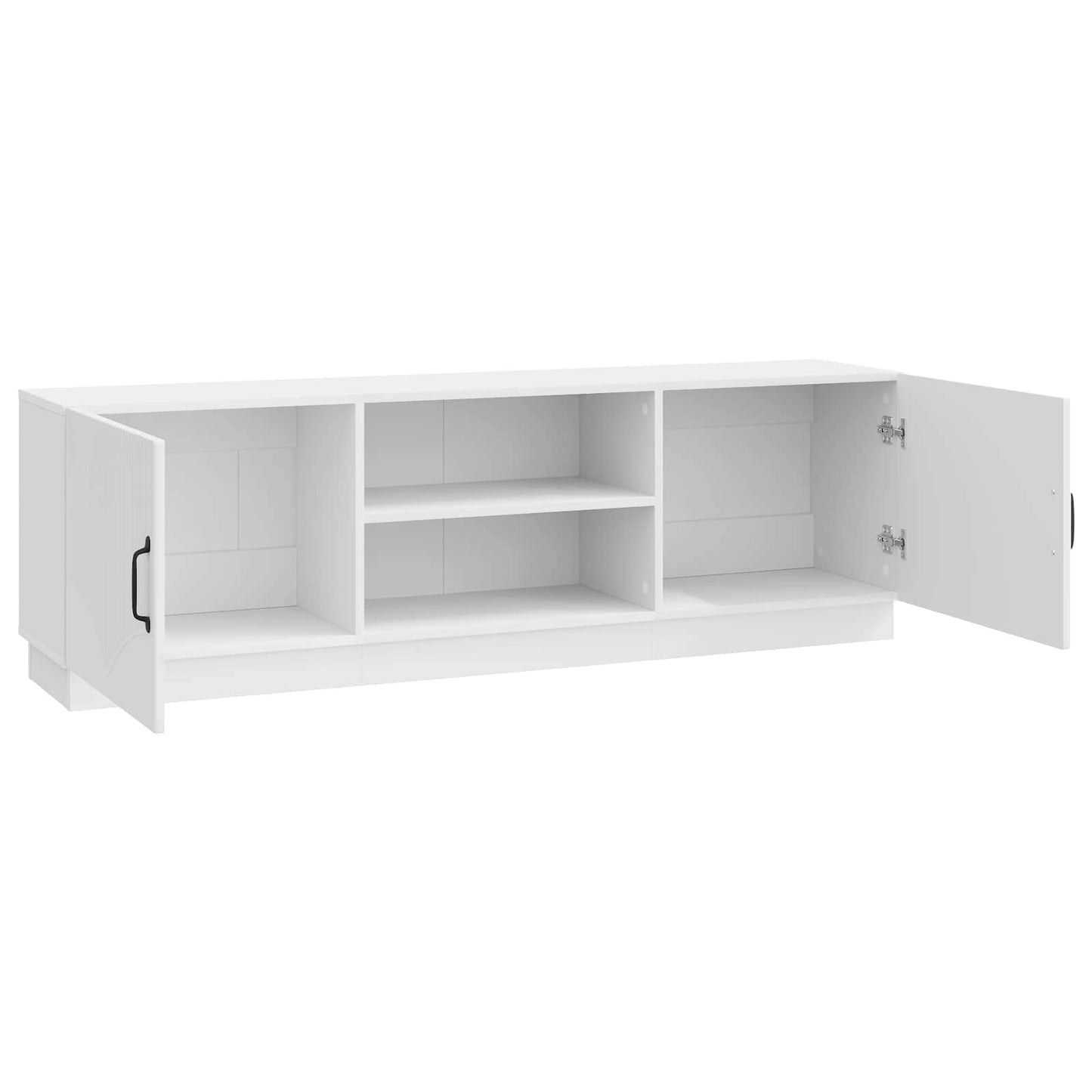TV-kast Hoogglans Wit 150 x 31 x 47 cm Bewerkt hout