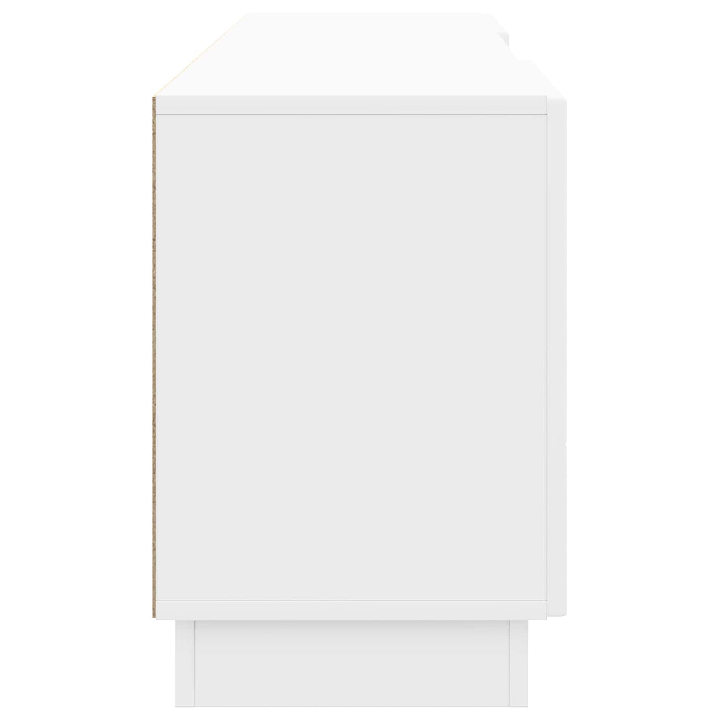 TV-kast Hoogglans Wit 150 x 31 x 47 cm Bewerkt hout