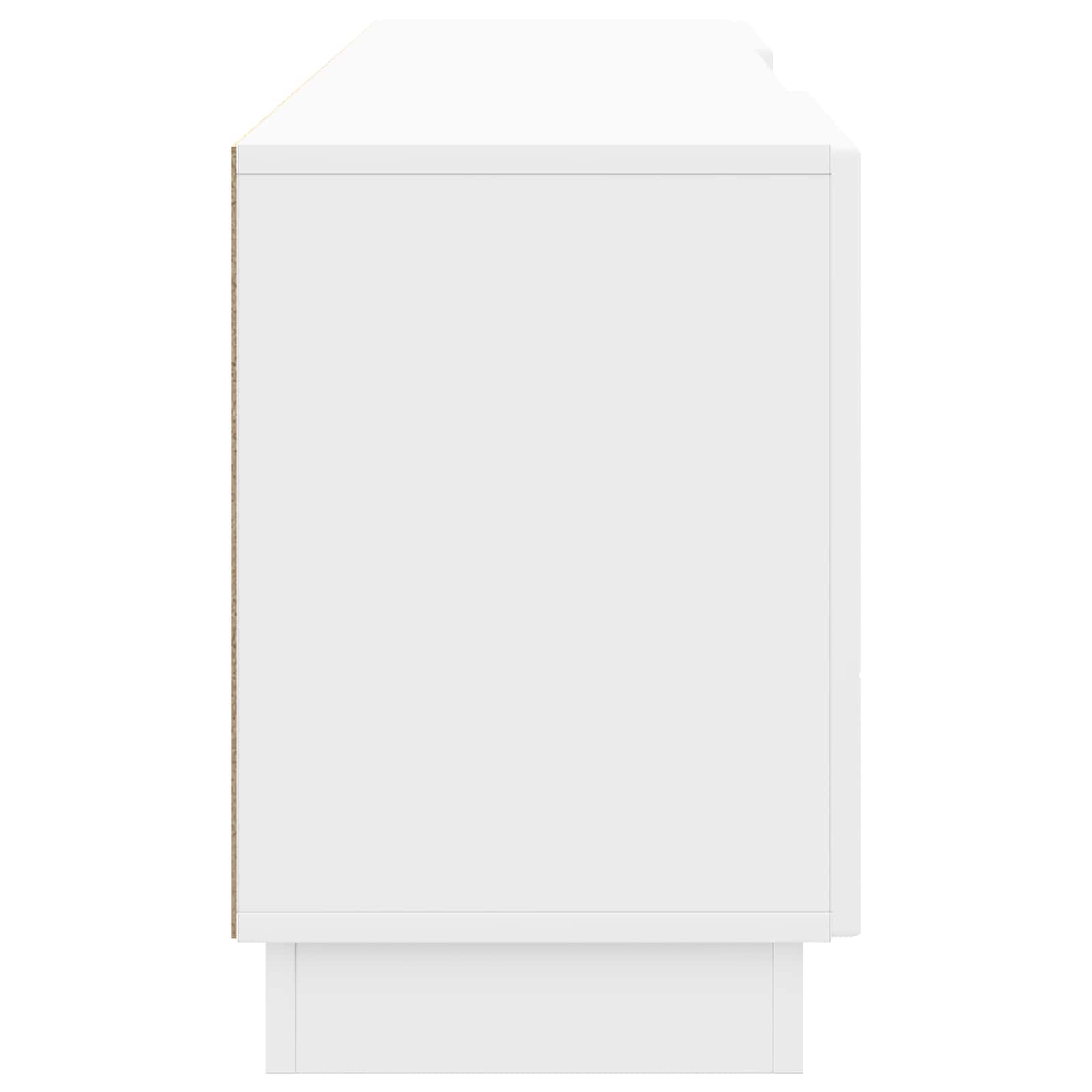 TV-kast Hoogglans Wit 150 x 31 x 47 cm Bewerkt hout