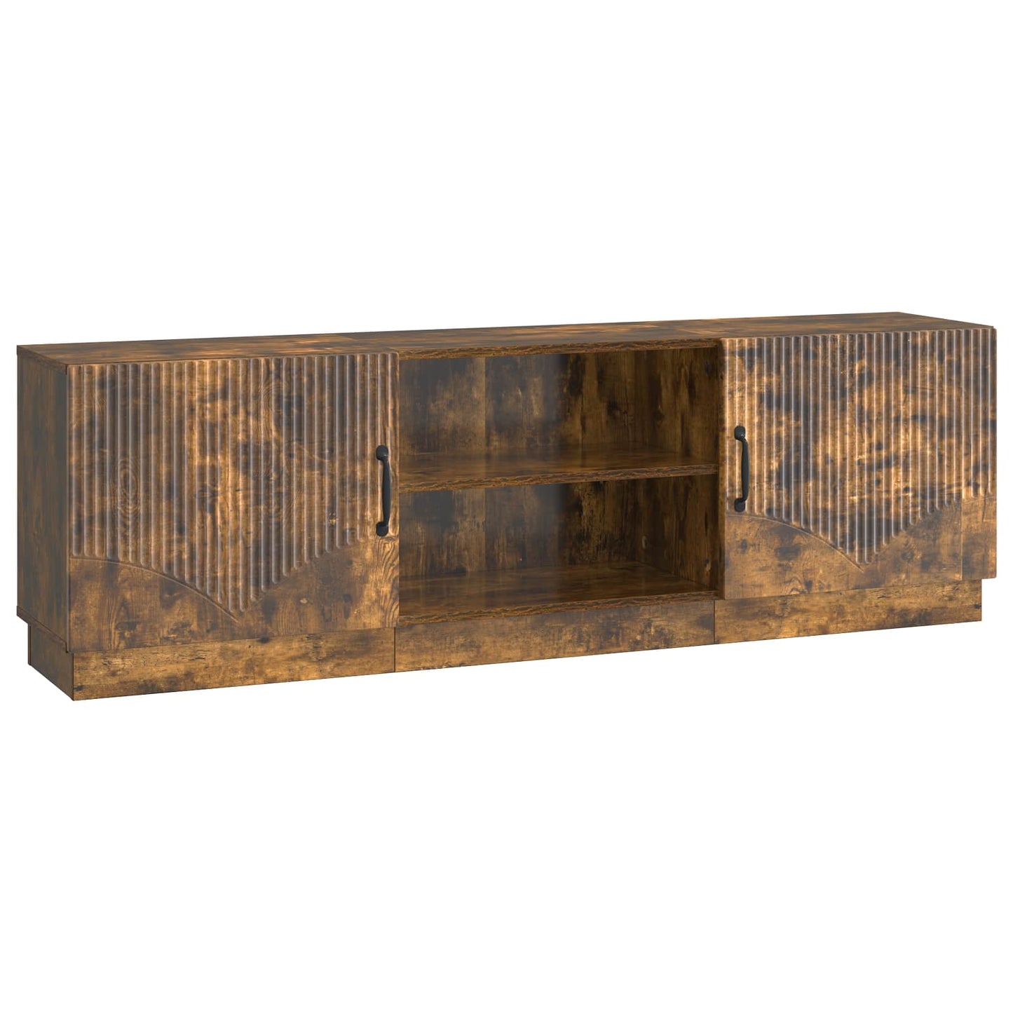 TV-kast Gerookt eiken 150 x 31 x 47 cm Bewerkt hout
