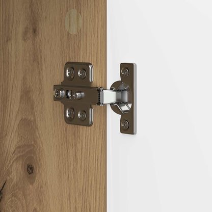 TV-kast Artisanaal eiken 150 x 31 x 47 cm Bewerkt hout