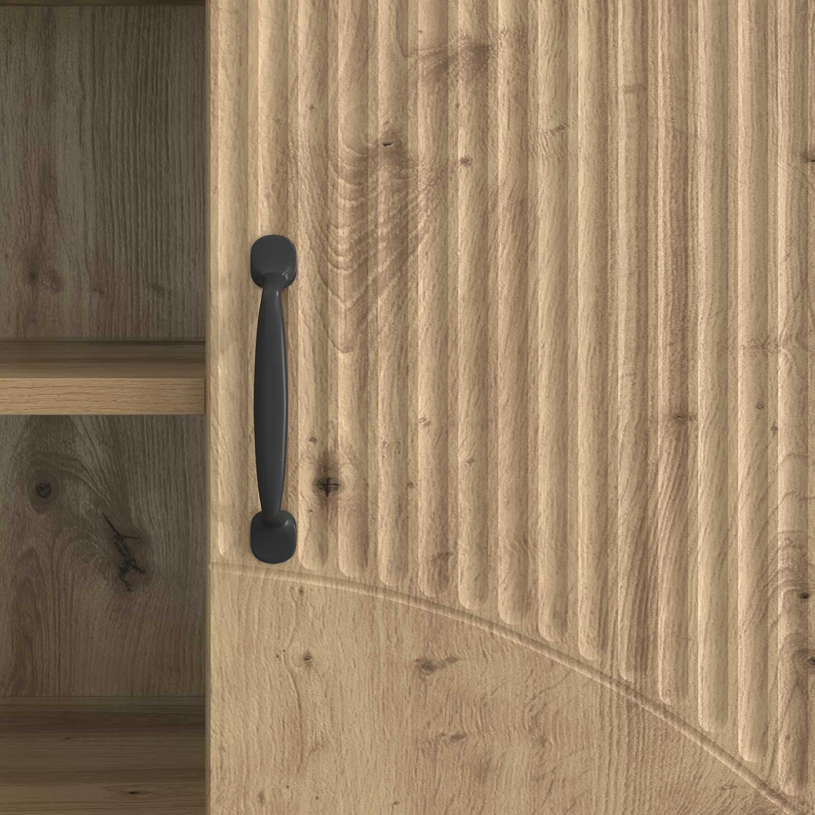 TV-kast Artisanaal eiken 150 x 31 x 47 cm Bewerkt hout