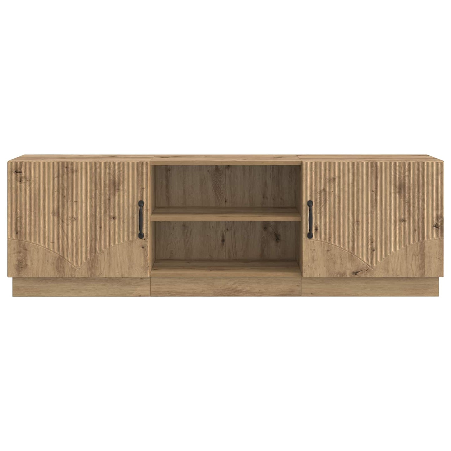 TV-kast Artisanaal eiken 150 x 31 x 47 cm Bewerkt hout
