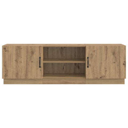 TV-kast Artisanaal eiken 150 x 31 x 47 cm Bewerkt hout