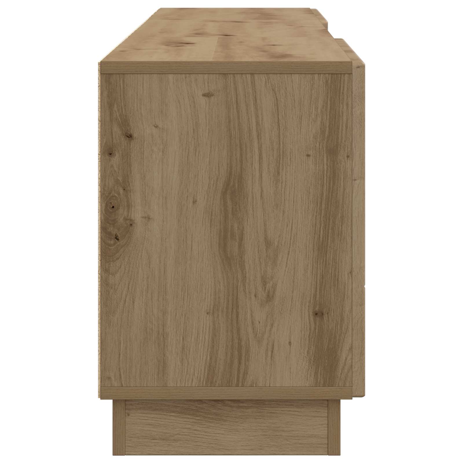 TV-kast Artisanaal eiken 150 x 31 x 47 cm Bewerkt hout