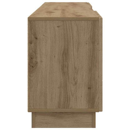 TV-kast Artisanaal eiken 150 x 31 x 47 cm Bewerkt hout