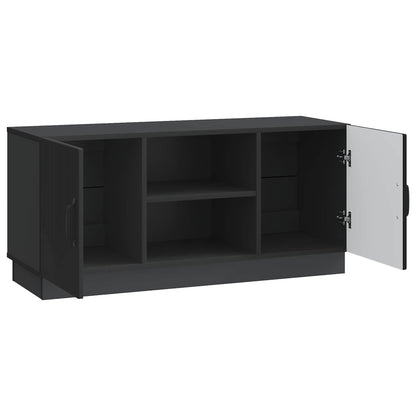 TV-kast Zwart 102 x 34,5 x 47 cm Bewerkt hout
