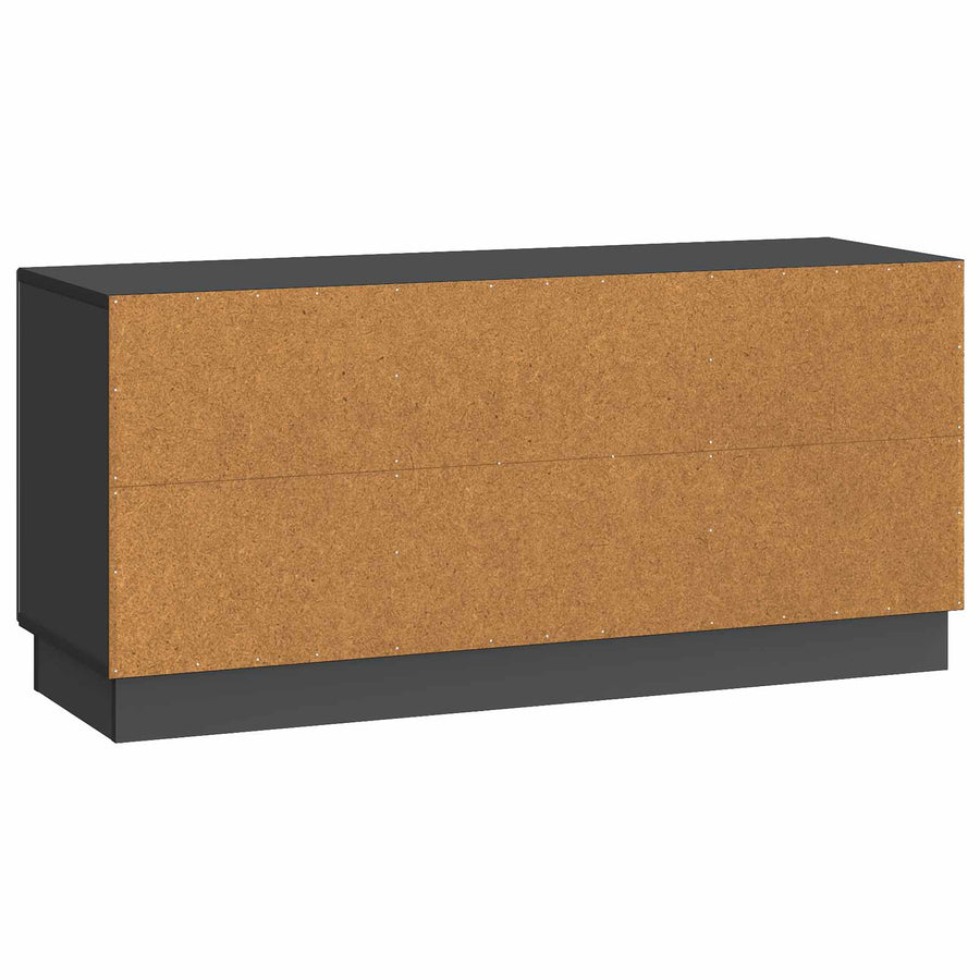 TV-kast Zwart 102 x 34,5 x 47 cm Bewerkt hout