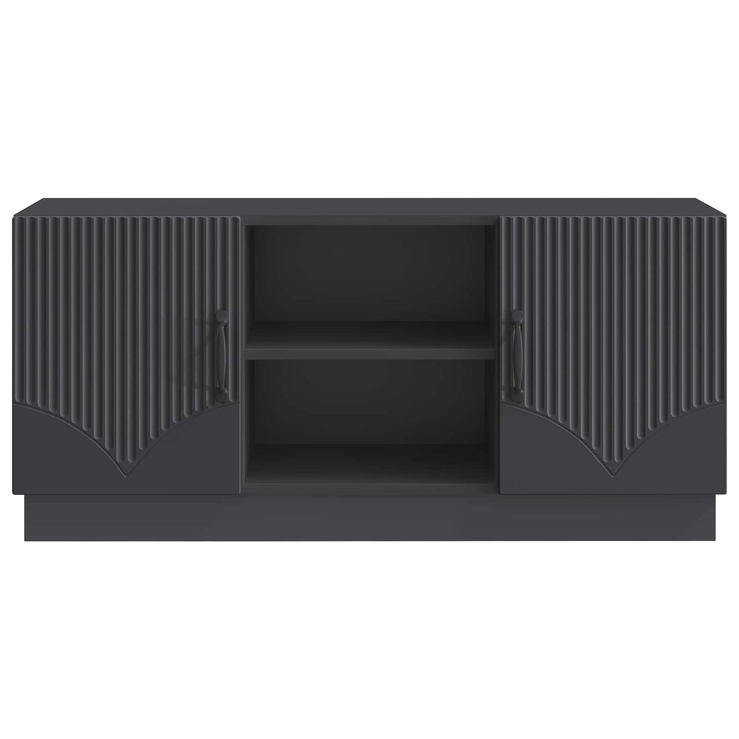 TV-kast Zwart 102 x 34,5 x 47 cm Bewerkt hout
