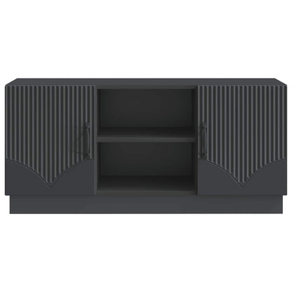 TV-kast Zwart 102 x 34,5 x 47 cm Bewerkt hout