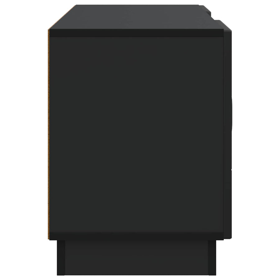TV-kast Zwart 102 x 34,5 x 47 cm Bewerkt hout