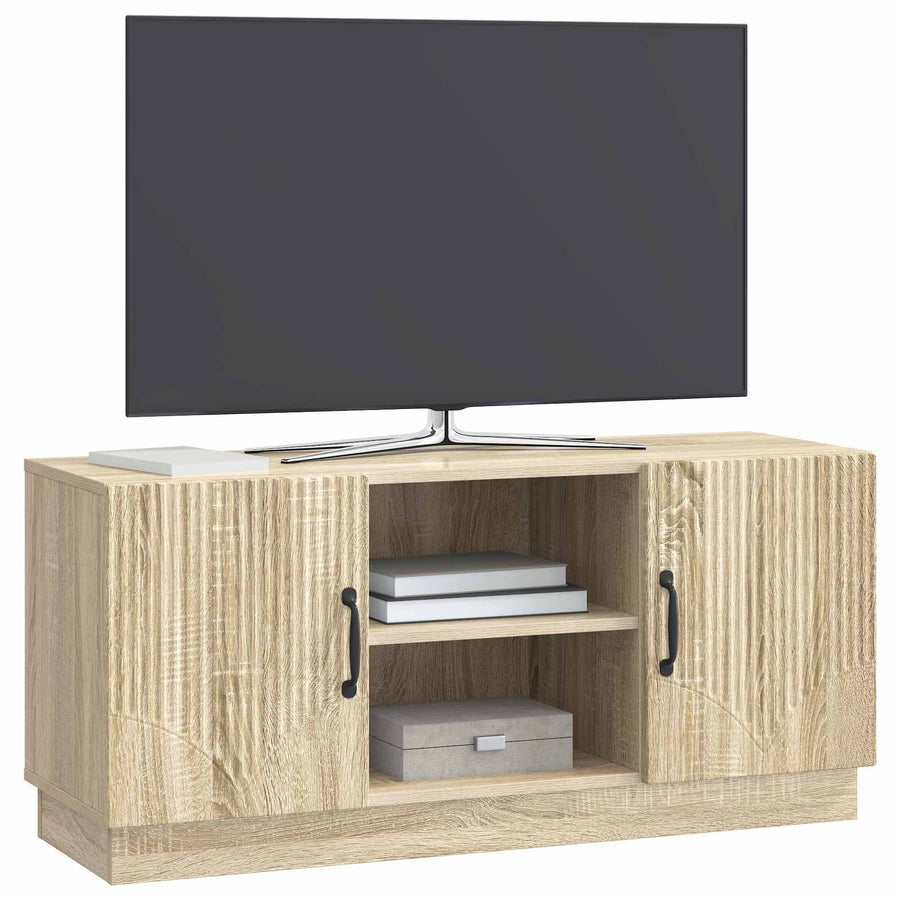 TV-kast Sonoma Eiken 102 x 34,5 x 47 cm Bewerkt hout