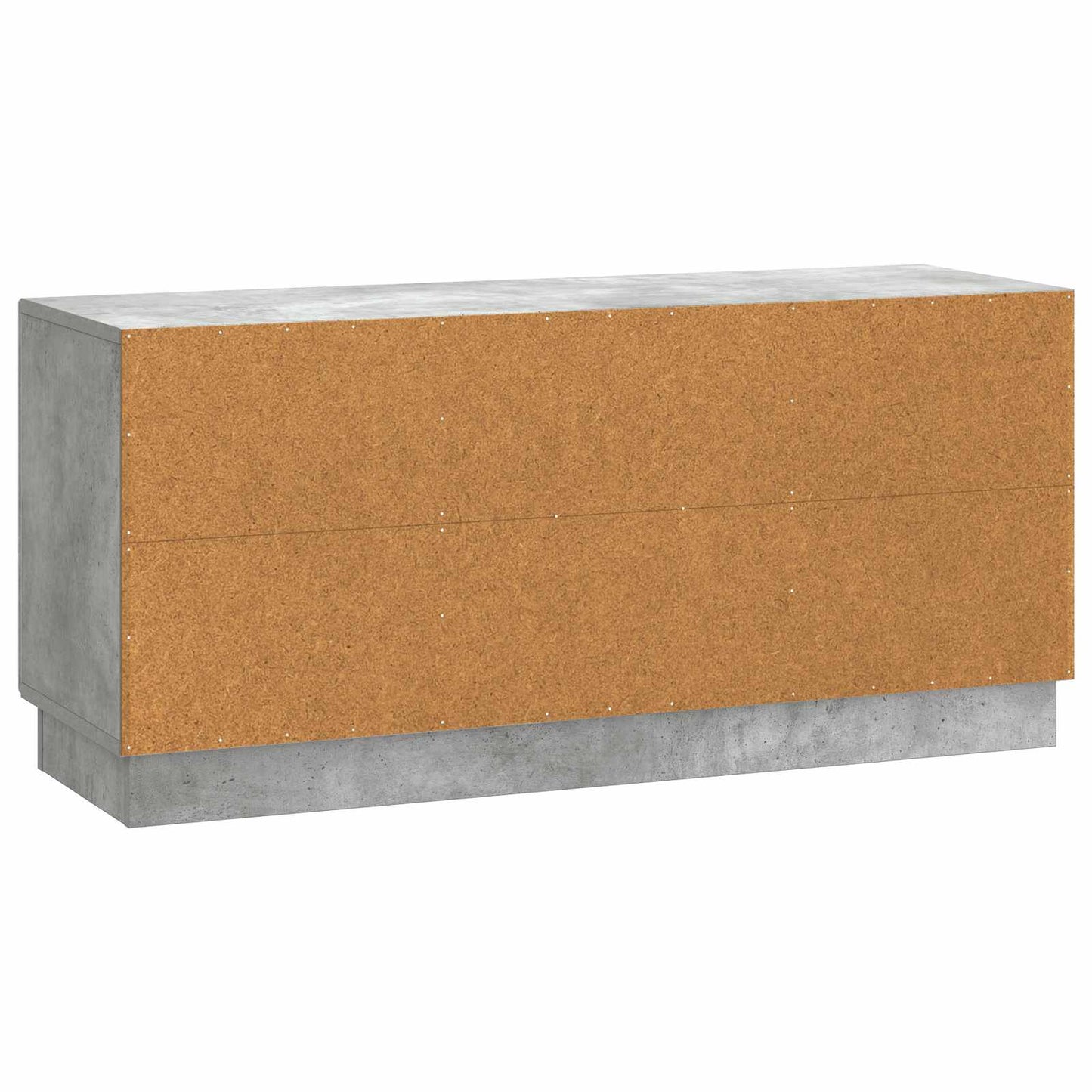 TV-kast Betongrijs 102 x 34,5 x 47 cm Bewerkt hout