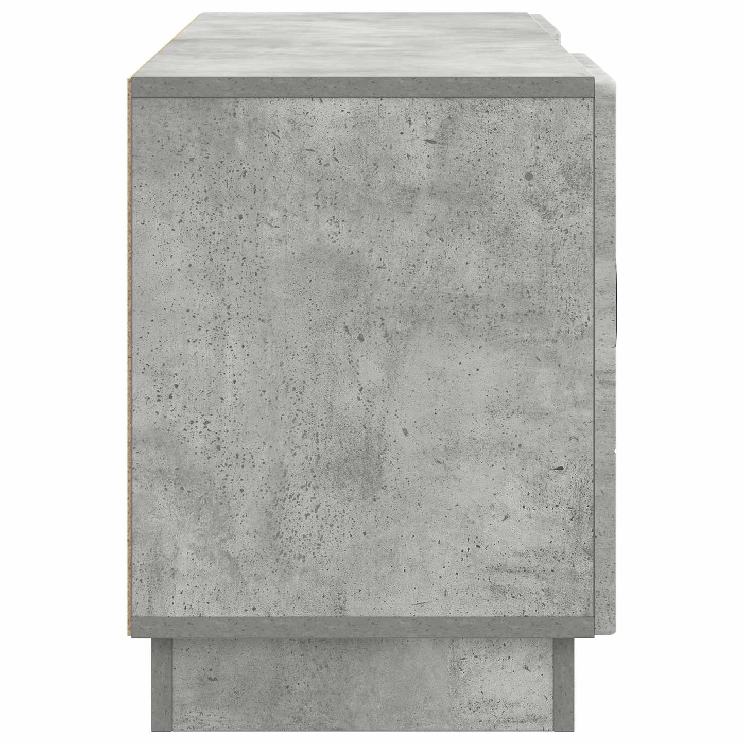 TV-kast Betongrijs 102 x 34,5 x 47 cm Bewerkt hout