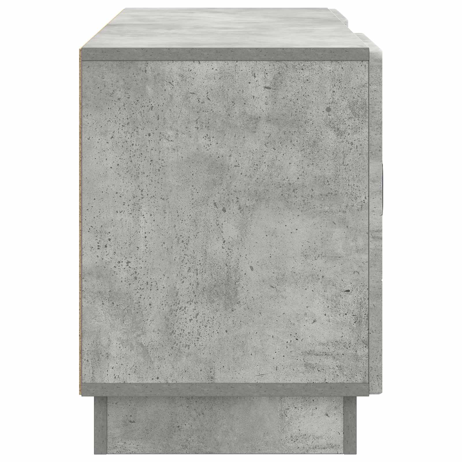 TV-kast Betongrijs 102 x 34,5 x 47 cm Bewerkt hout