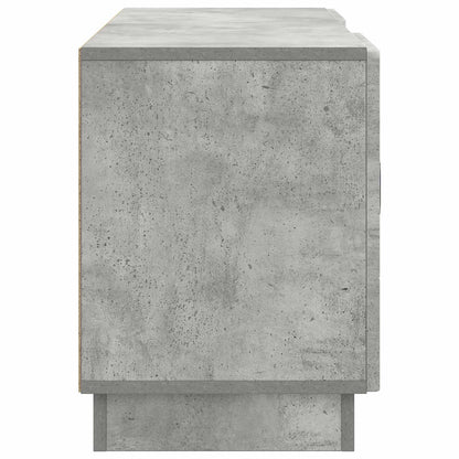 TV-kast Betongrijs 102 x 34,5 x 47 cm Bewerkt hout