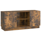 TV-kast gerookt eiken 102x34,5x47 cm