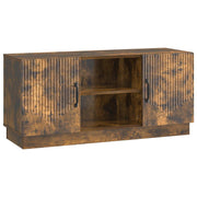 TV-kast gerookt eiken 102x34,5x47 cm
