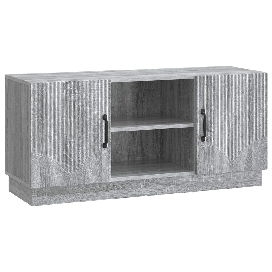 TV-kast Grijs sonoma 102 x 34,5 x 47 cm Bewerkt hout